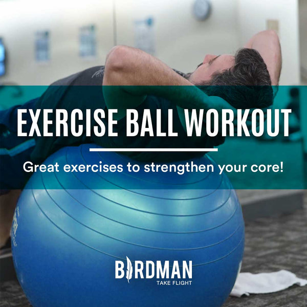 EXERCISE BALL WORKOUT FEATURED IMAGE