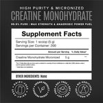 High-Purity Micronized Creatine Monohydrate - 2.2lbs