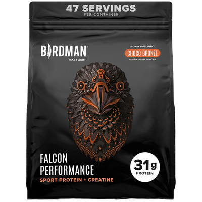 Falcon Performance Sport Protein Powder with Creatine - Chocolate Flavor - 5lbs