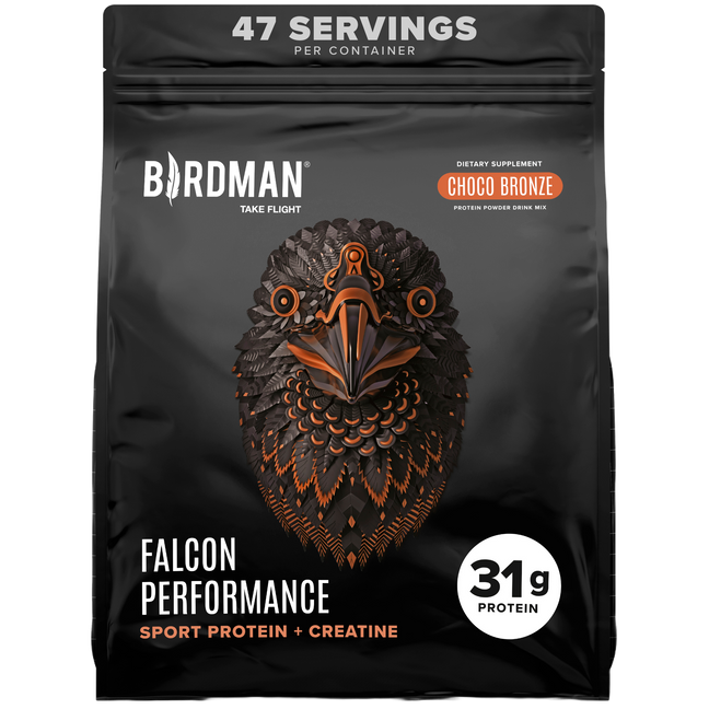 Falcon Performance Sport Protein Powder with Creatine - Chocolate Flavor - 5lbs