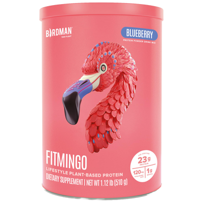 Fitmingo Plant Based Protein Powder - Blueberry Flavor - 1.12lbs
