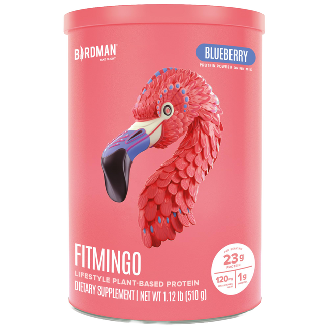 Fitmingo Plant Based Protein Powder - Blueberry Flavor - 1.12lbs