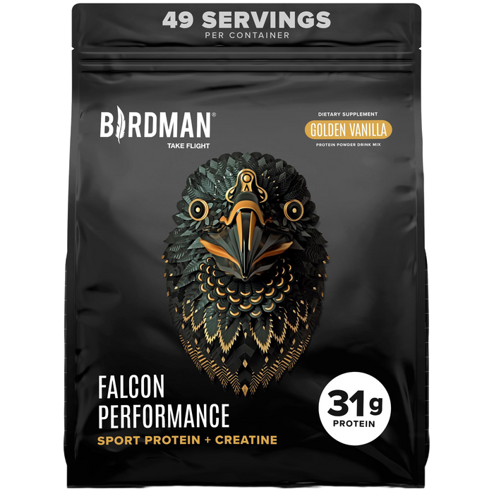 Falcon Performance Sport Protein Powder with Creatine - Vanilla Flavor - 5lbs