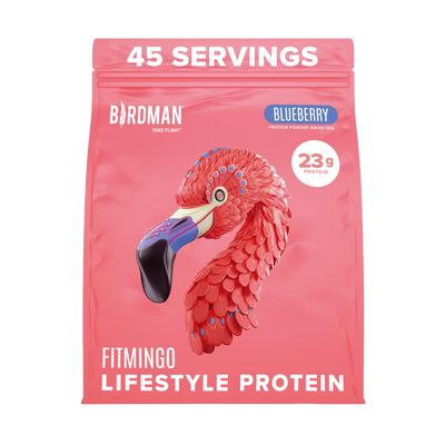 Fitmingo Plant Based Protein Powder - Blueberry Flavor - 3.3lbs