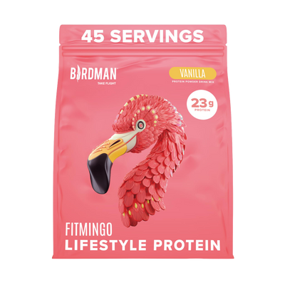 Fitmingo Plant Based Protein Powder - Vanilla Flavor - 3.3lbs