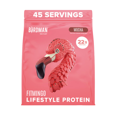 Fitmingo Plant Based Protein Powder - Mocha Flavor - 3.3lbs