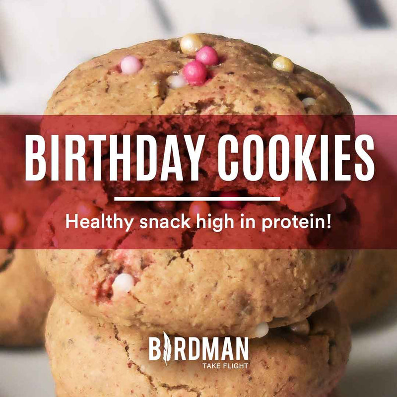 Birthday Cake Protein Cookies