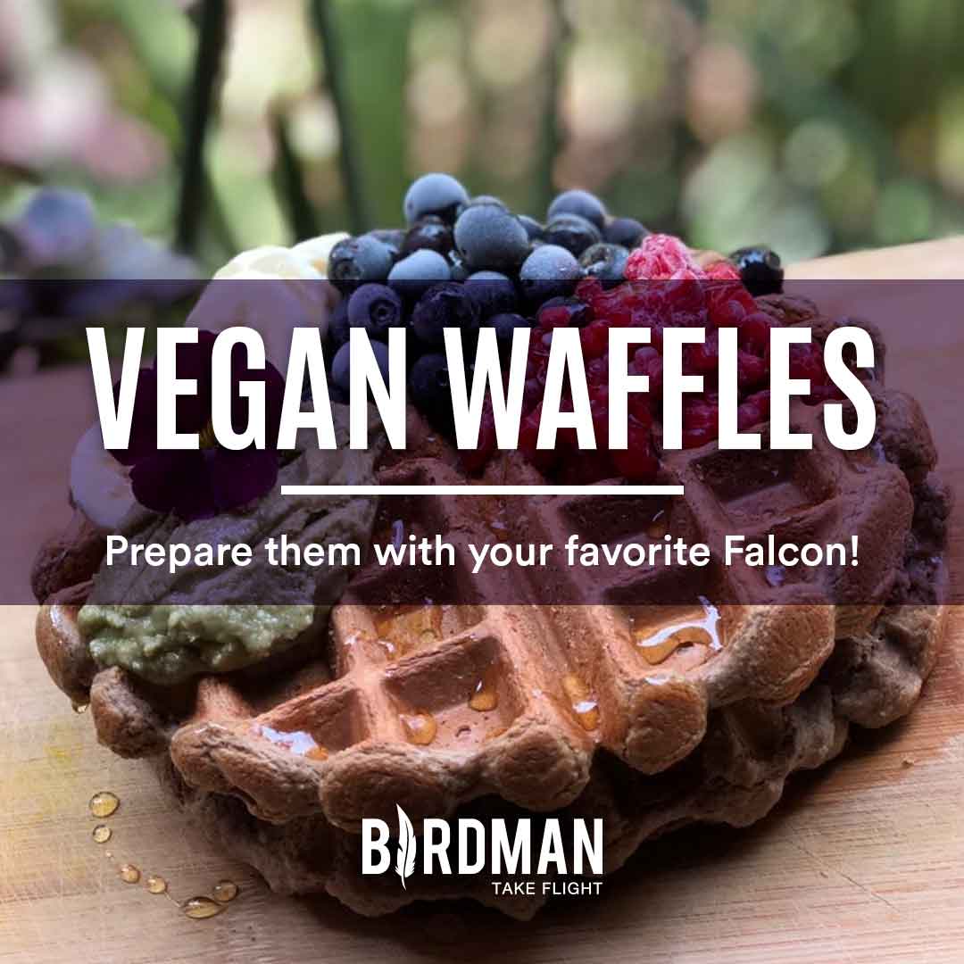 Vegan Chocolate Waffles — Birdman USA