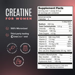 Creatine for Women: Creatine + Inositol + Electrolytes + Vitamins - 9.84 oz