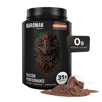 Falcon Performance Sport Protein Powder with Creatine - Chocolate Flavor - 1.9lbs