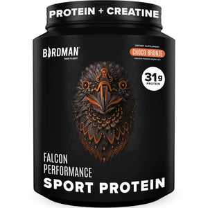 Falcon Performance Premium Sport Protein Powder with Creatine - Chocolate Flavor - 1.9lbs