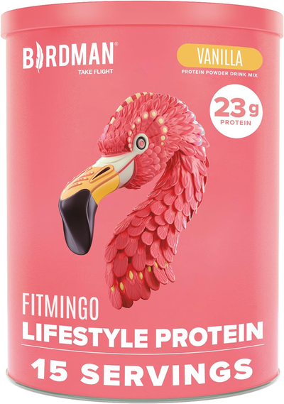 Fitmingo Plant Based Protein Powder - Vanilla Flavor - 1.12lbs