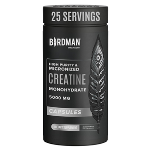 High-Purity Micronized Creatine Monohydrate in Capsules - 125 Capsules
