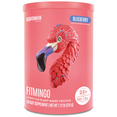 Fitmingo Plant Based Protein Powder - Blueberry Flavor - 1.12lbs