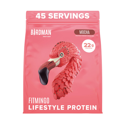 Fitmingo Plant Based Protein Powder - Mocha Flavor - 3.3lbs