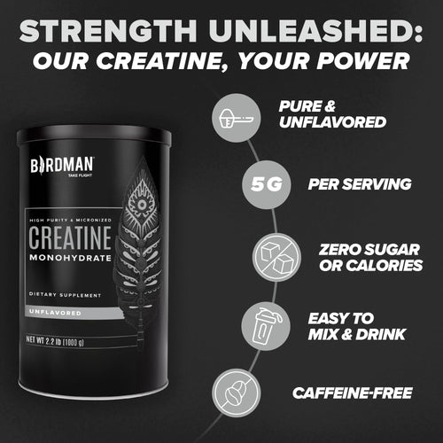 High-Purity Micronized Creatine Monohydrate - 2.2lbs