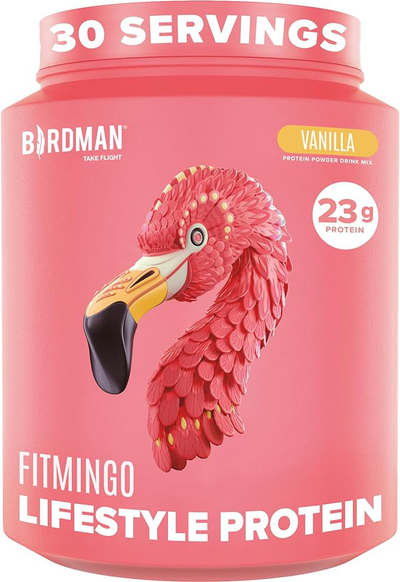 Fitmingo Plant Based Protein Powder - Vanilla Flavor - 2.24lbs