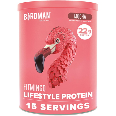 Fitmingo Plant Based Protein Powder - Mocha Flavor - 1.12lbs