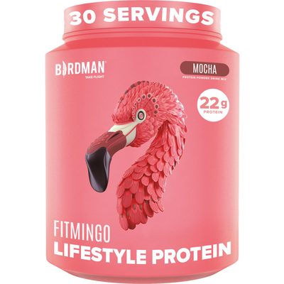 Fitmingo Plant Based Protein Powder - Mocha Flavor - 2.24lbs