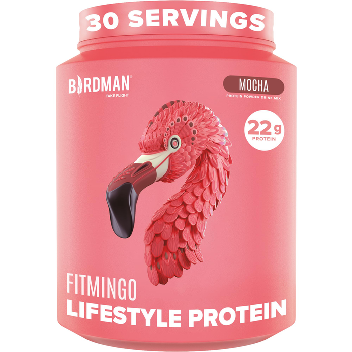 Fitmingo Plant Based Protein Powder - Mocha Flavor - 2.24lbs
