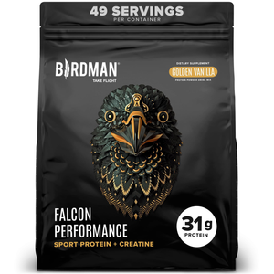 Falcon Performance Premium Sport Protein Powder with Creatine - Vanilla Flavor - 5lbs