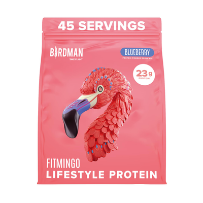Fitmingo Plant Based Protein Powder - Blueberry Flavor - 3.3lbs