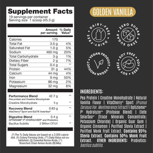 Falcon Performance Premium Sport Protein Powder with Creatine - Vanilla Flavor - 1.89lbs