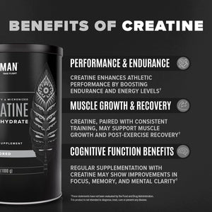 High-Purity Micronized Creatine Monohydrate - 0.8lbs