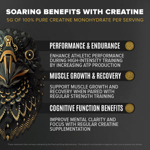 Falcon Performance Premium Sport Protein Powder with Creatine - Vanilla Flavor - 1.89lbs