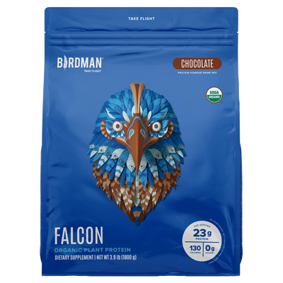 Falcon Protein Plant-Based Protein Powder - Chocolate Flavor -  3.9lbs