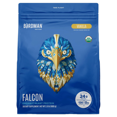 Falcon Protein Plant-Based Protein Powder - Vanilla Flavor -  3.9lbs