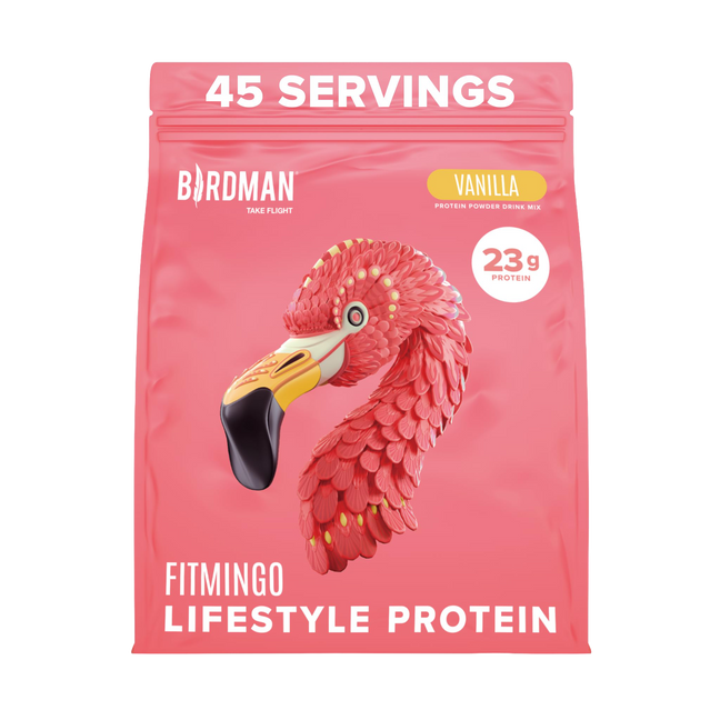 Fitmingo Plant Based Protein Powder - Vanilla Flavor - 3.3lbs