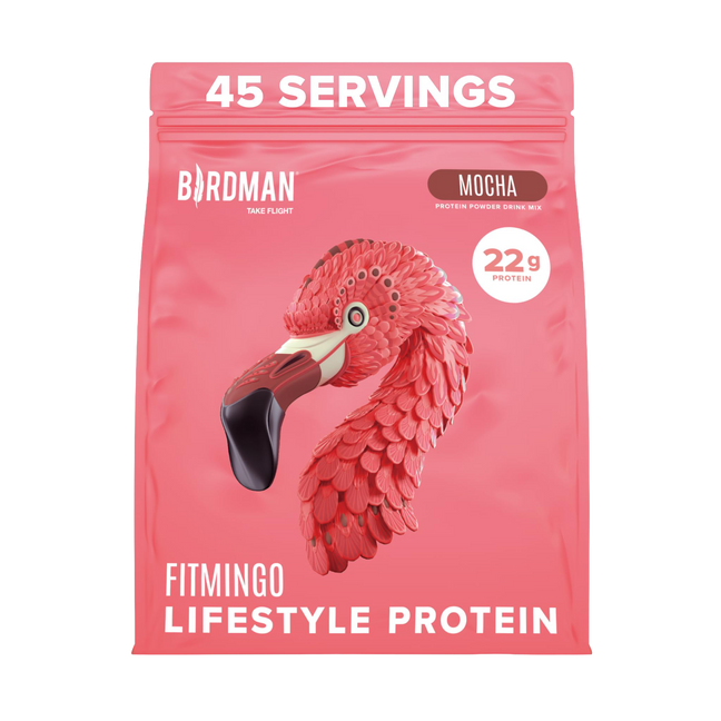Fitmingo Plant Based Protein Powder - Mocha Flavor - 3.3lbs