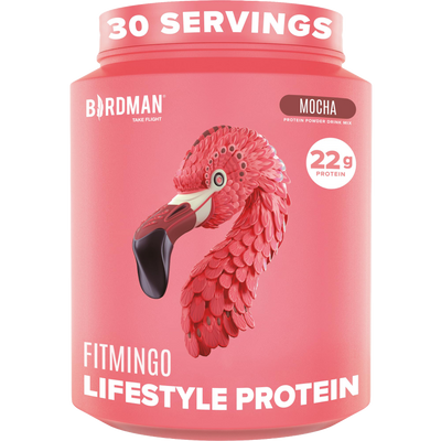Fitmingo Plant Based Protein Powder - Mocha Flavor - 2.24lbs