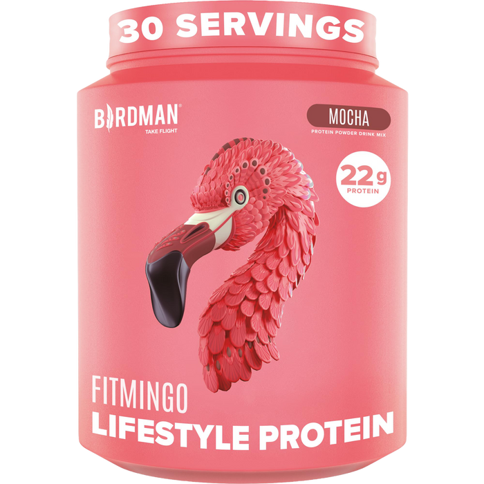 Fitmingo Plant Based Protein Powder - Mocha Flavor - 2.24lbs