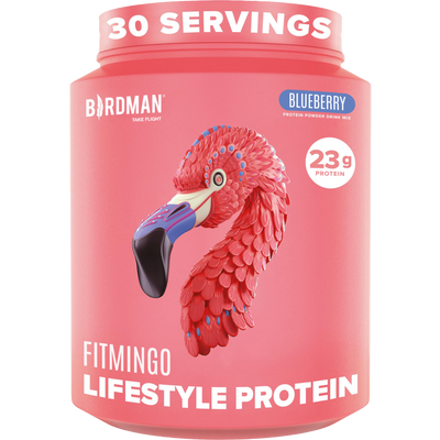 Fitmingo Plant Based Protein Powder - Blueberry Flavor - 2.24lbs