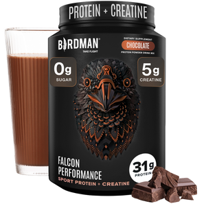 Falcon Performance Sport Protein Powder with Creatine - Chocolate Flavor - 1.9lbs