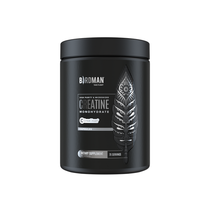 High-Purity Micronized Creatine Monohydrate in Capsules - 350 Capsules