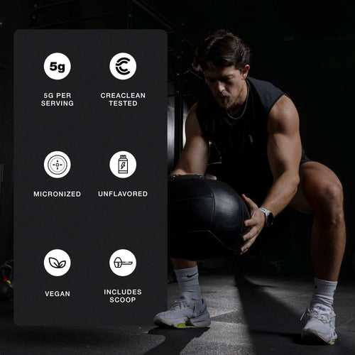 High-Purity Micronized Creatine Monohydrate - 2.2lbs