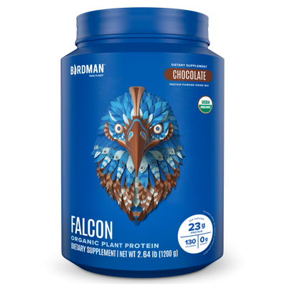 Falcon Protein Plant-Based Protein Powder - Chocolate Flavor -  2.64lbs