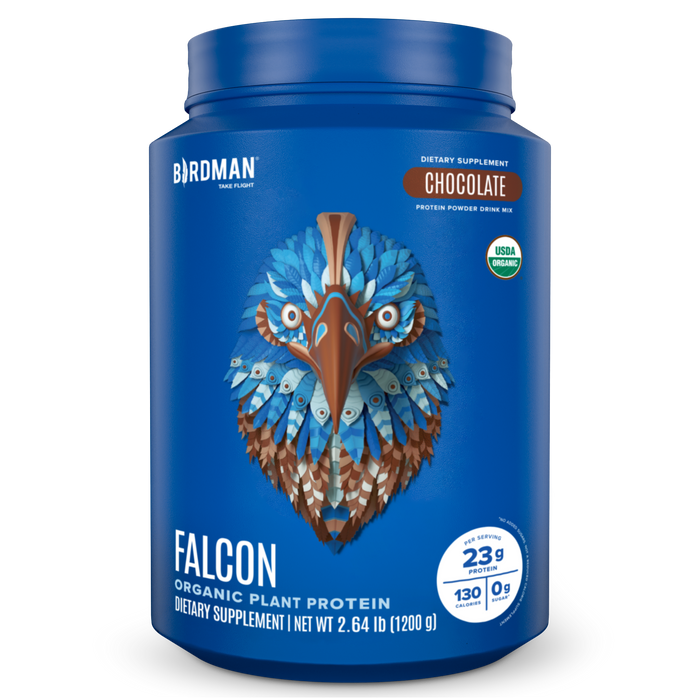 Falcon Protein Plant-Based Protein Powder - Chocolate Flavor -  2.64lbs