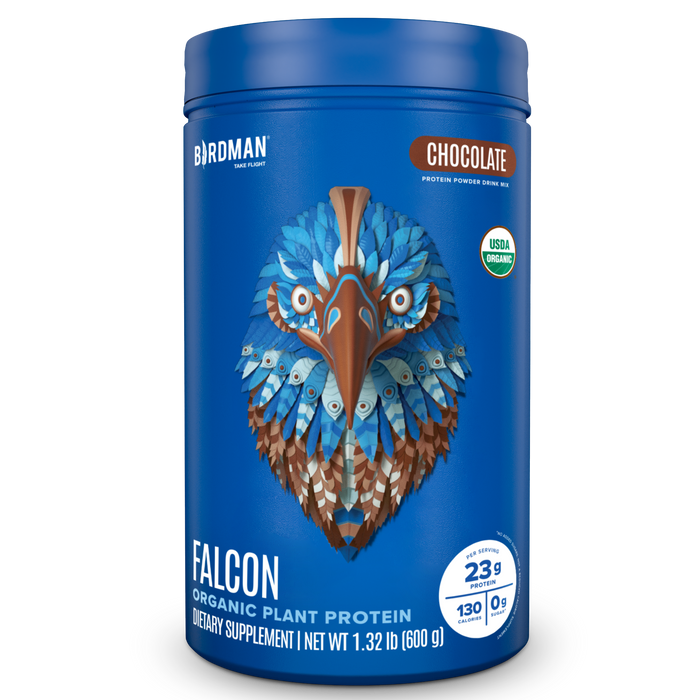 Falcon Protein Plant-Based Protein Powder - Chocolate Flavor -  1.32lbs