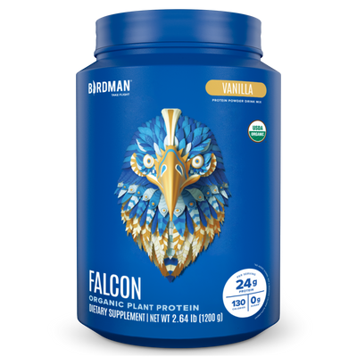 Falcon Protein Plant-Based Protein Powder - Vanilla Flavor -  2.64lbs