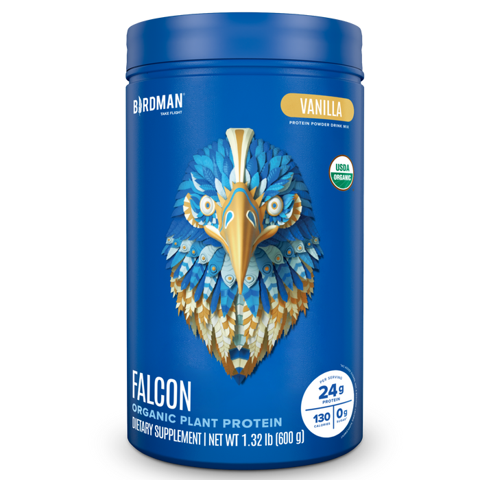 Falcon Protein Plant-Based Protein Powder - Vanilla Flavor -  1.32lbs