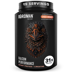 Falcon Performance Premium Sport Protein Powder plus Creatine | Choco Bronze Flavor | 899g