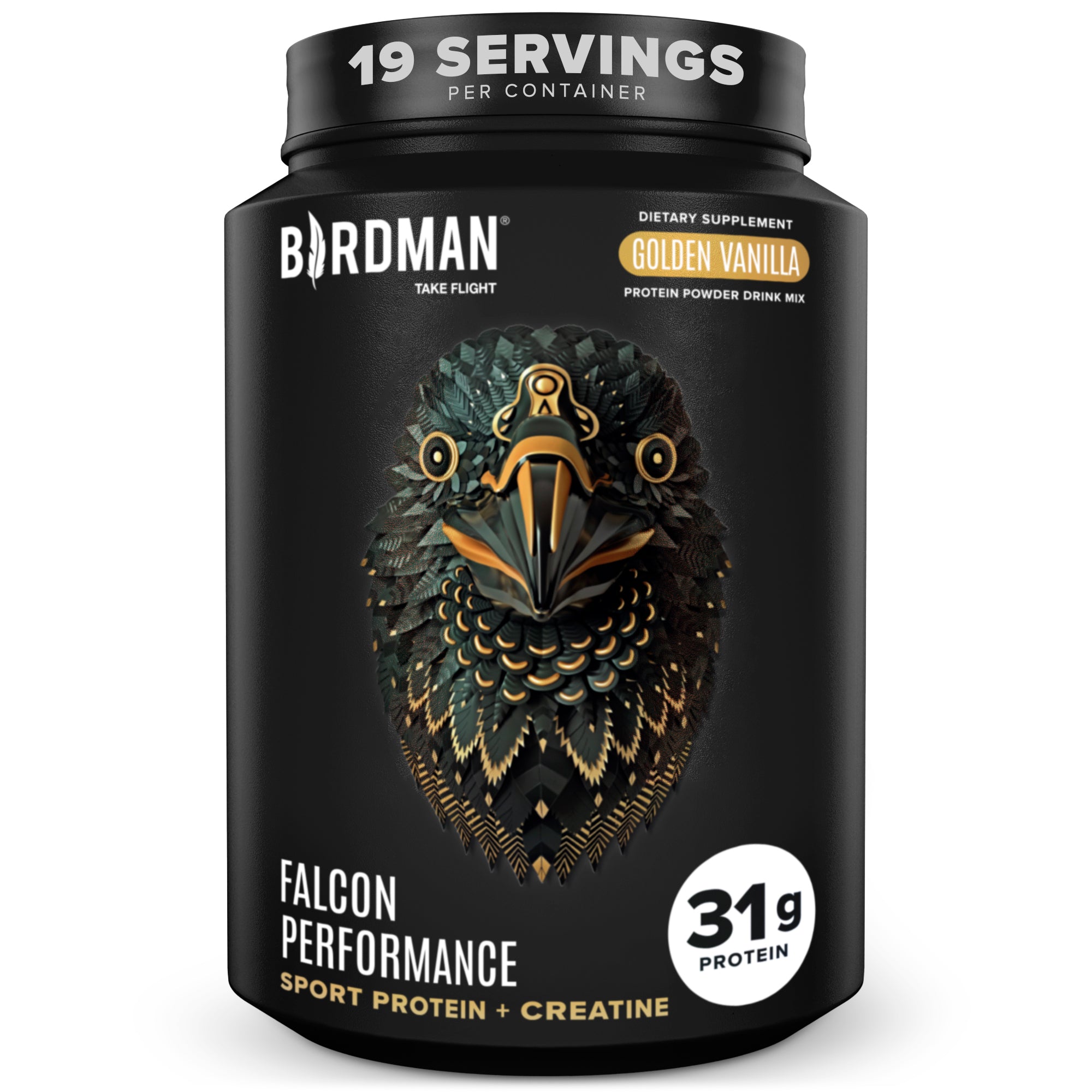 Falcon Performance Premium Sport Protein Powder plus Creatine | Golden ...