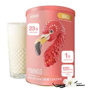 Fitmingo Plant Based Protein Powder - Vanilla Flavor - 1.12lbs